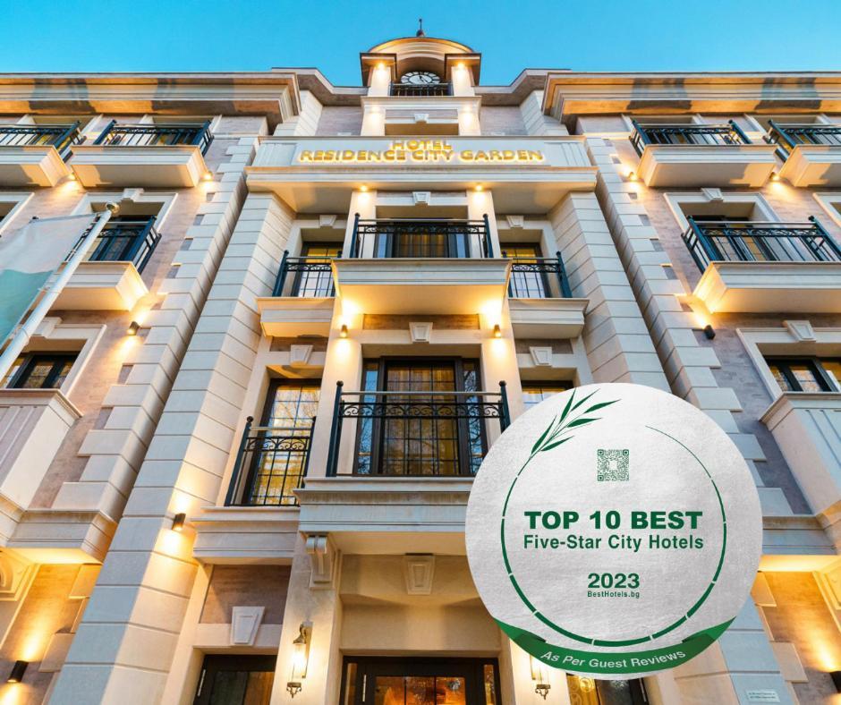 Residence City Garden - Certificate Of Excellence Top 10 Best Five-Stars City Hotels For 2024 Awarded By Htif Plovdiv Ngoại thất bức ảnh