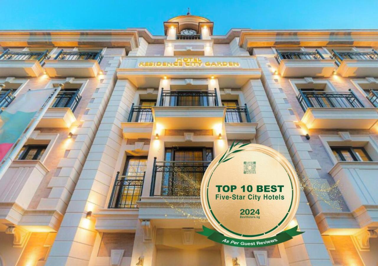 Residence City Garden - Certificate Of Excellence Top 10 Best Five-Stars City Hotels For 2024 Awarded By Htif Plovdiv Ngoại thất bức ảnh
